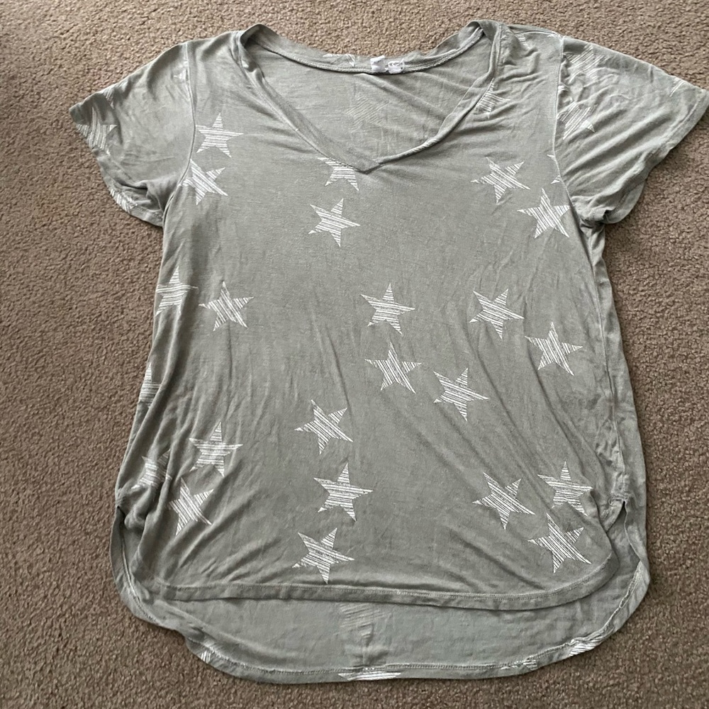 Loose V neck Top